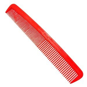 Vintage Goody Pocket Purse Comb Red Made in USA 80s plastic Unbreakable